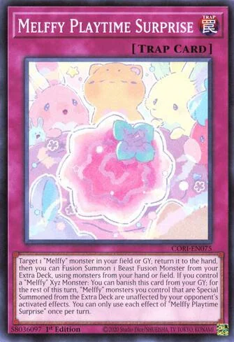 Recreação Surpresa dos Melffy de Origens do Caos (Yu-Gi-Oh)