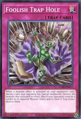 Buraco Armadilha dos Tolos de Origens do Caos (Yu-Gi-Oh)