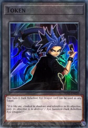Token: Yuto and "Dark Rebellion Xyz Dragon" de Origens do Caos (Yu-Gi-Oh)