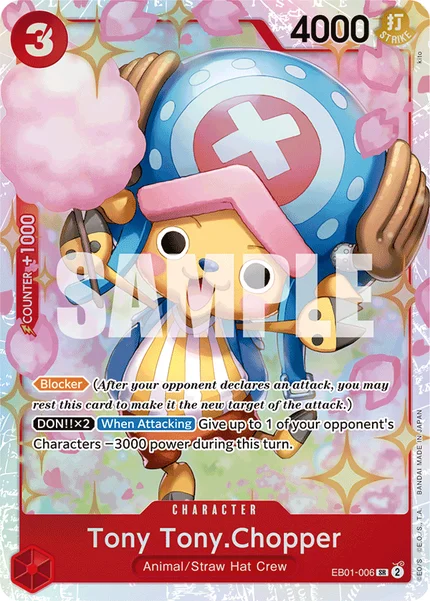 Tony Tony.Chopper EB01-006 One Piece Card Game EB-01