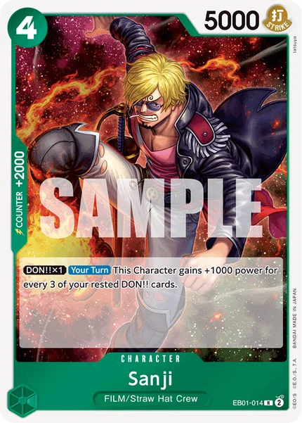 Sanji EB01-014 One Piece Card Game EB-01