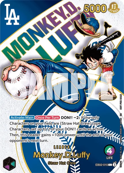 Monkey.D.Luffy EB02-010_p2 One Piece Card Game Promo
