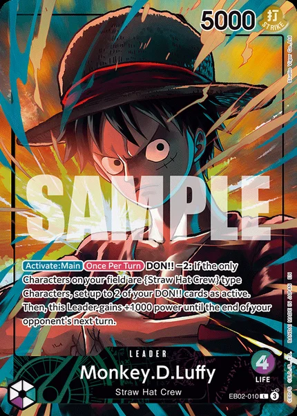 Monkey.D.Luffy EB02-010_p3 One Piece Card Game Promo