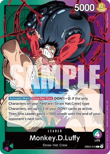 Monkey.D.Luffy EB02-010 One Piece Card Game EB-02