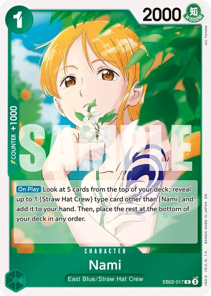 Nami EB02-017 One Piece Card Game EB-02