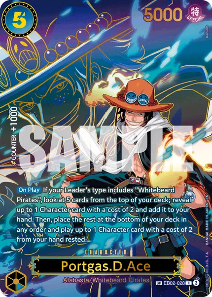 Portgas.D.Ace EB02-028_p1 One Piece Card Game OP-13
