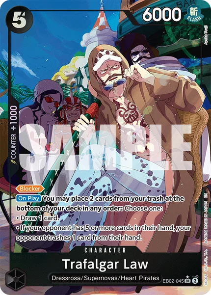 Trafalgar Law EB02-045_p1 One Piece Card Game EB-02