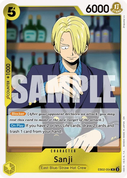 Sanji EB02-054 One Piece Card Game EB-02