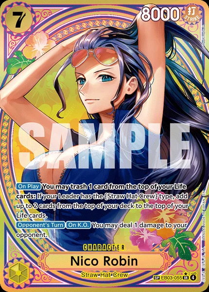 Nico Robin EB03-055_p2 One Piece Card Game EB-03