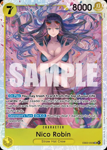 Nico Robin EB03-055 One Piece Card Game EB-03