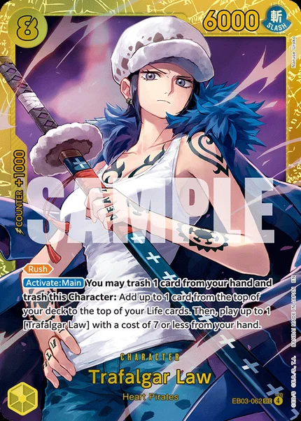 Trafalgar Law EB03-062 One Piece Card Game EB-03