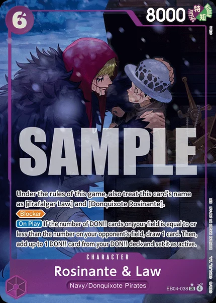 Rosinante & Law EB04-038_p1 One Piece Card Game OP14-EB04