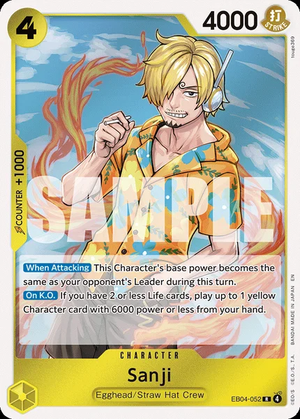 Sanji EB04-052 One Piece Card Game OP15-EB04