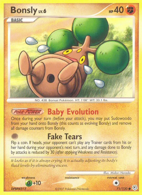 Carta Bonsly Diamond & Pearl 71/130