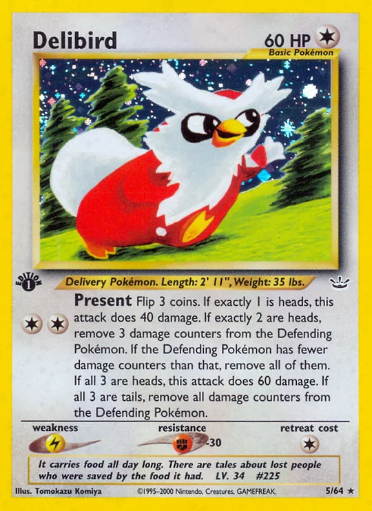 Carta Delibird Neo Revelation 5/64