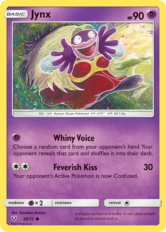 Carta Jynx Shining Legends 38/73