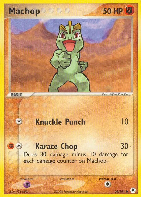 Carta Machop EX Hidden Legends 64/101