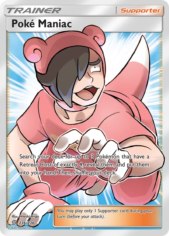 Carta Poké Maniac Unified Minds 236/236