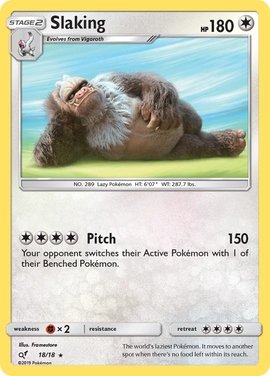 Carta Slaking Detective Pikachu 18/18