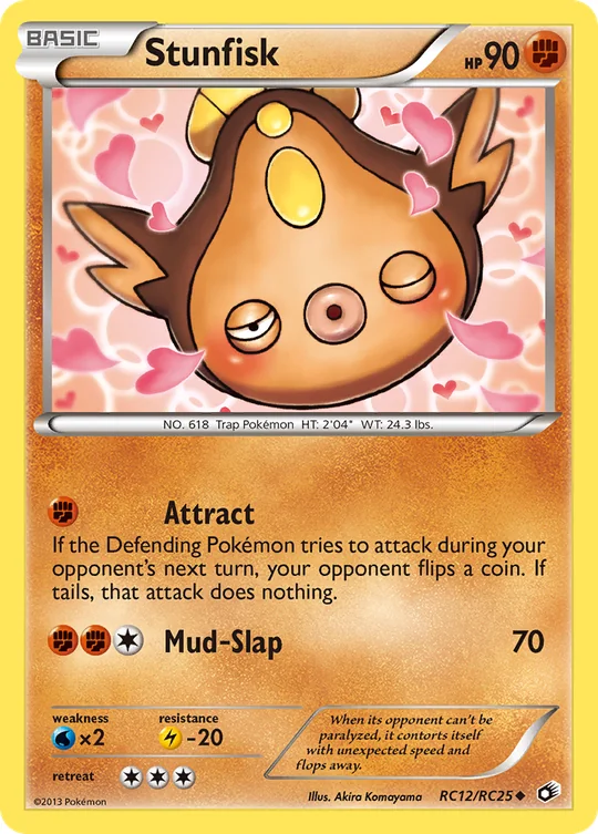 Carta Stunfisk Legendary Treasures RC12/RC25