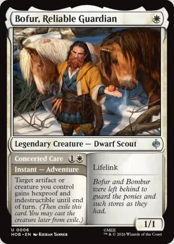 Bofur, Reliable Guardian // Concerted Care 006/193 de O Hobbit (Magic)