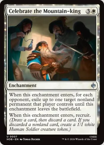 Celebrate the Mountain-king 007/193 de O Hobbit (Magic)