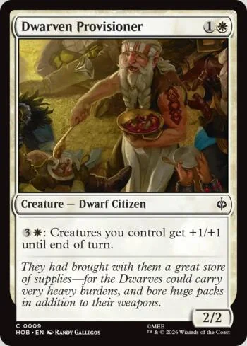 Dwarven Provisioner 009/193 de O Hobbit (Magic)