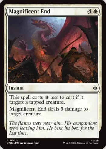 Magnificent End 020/193 de O Hobbit (Magic)