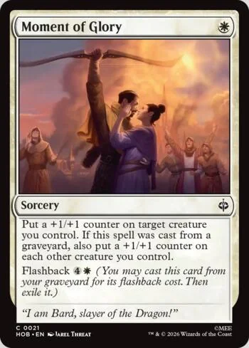 Moment of Glory 021/193 de O Hobbit (Magic)