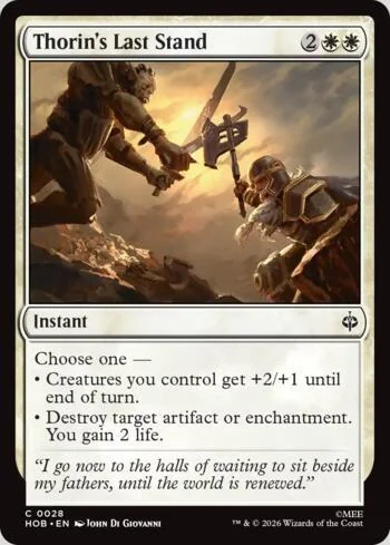 Thorin's Last Stand 028/193 de O Hobbit (Magic)