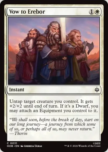 Vow to Erebor 031/193 de O Hobbit (Magic)