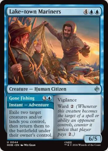 Lake-town Mariners // Gone Fishing 044/193 de O Hobbit (Magic)