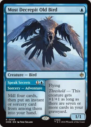 Most Decrepit Old Bird // Speak Secrets 049/193 de O Hobbit (Magic)
