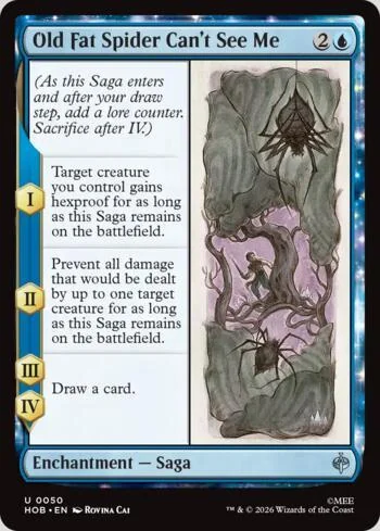 Old Fat Spider Can't See Me 050/193 de O Hobbit (Magic)
