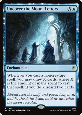 Uncover the Moon-Letters 057/193 de O Hobbit (Magic)