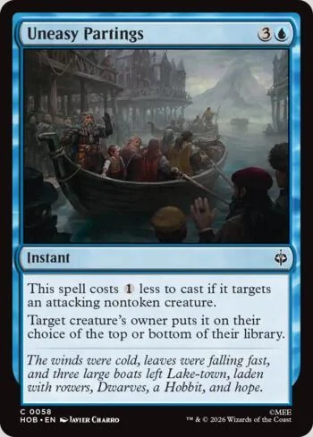 Uneasy Partings 058/193 de O Hobbit (Magic)