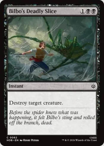 Bilbo's Deadly Slice 062/193 de O Hobbit (Magic)