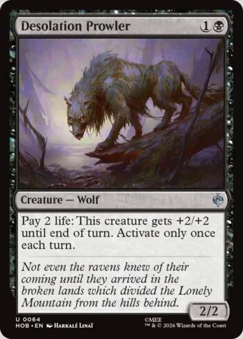 Desolation Prowler 064/193 de O Hobbit (Magic)