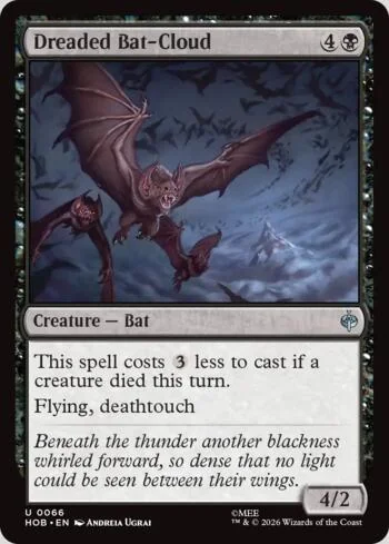 Dreaded Bat-Cloud 066/193 de O Hobbit (Magic)