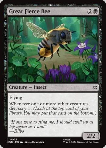 Great Fierce Bee 073/193 de O Hobbit (Magic)