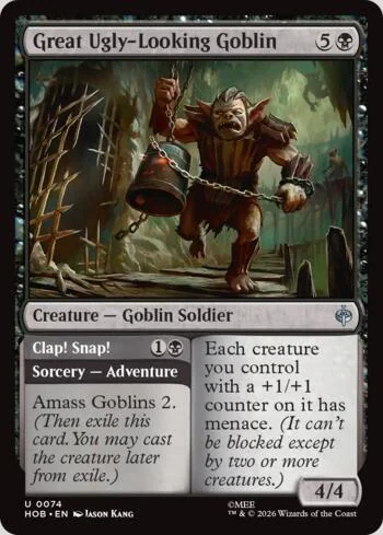Great Ugly-Looking Goblin // Clap! Snap! 074/193 de O Hobbit (Magic)