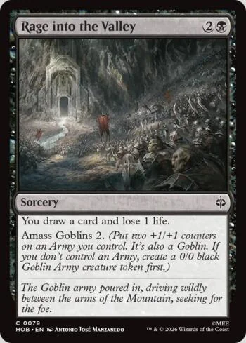 Rage into the Valley 079/193 de O Hobbit (Magic)
