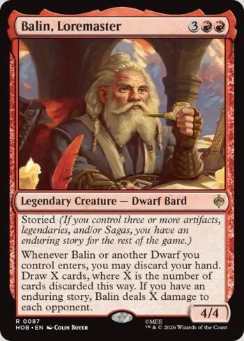 Balin, Loremaster 087/193 de O Hobbit (Magic)