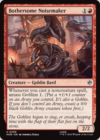 Bothersome Noisemaker 089/193 de O Hobbit (Magic)