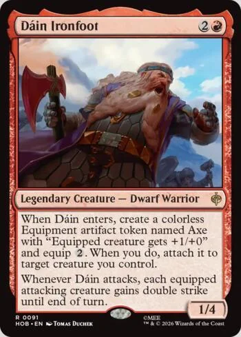 Dáin Ironfoot 091/193 de O Hobbit (Magic)