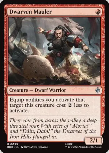 Dwarven Mauler 095/193 de O Hobbit (Magic)