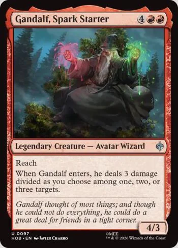 Gandalf, Spark Starter 097/193 de O Hobbit (Magic)