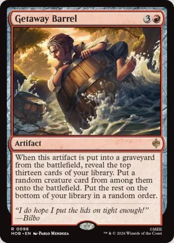 Getaway Barrel 098/193 de O Hobbit (Magic)