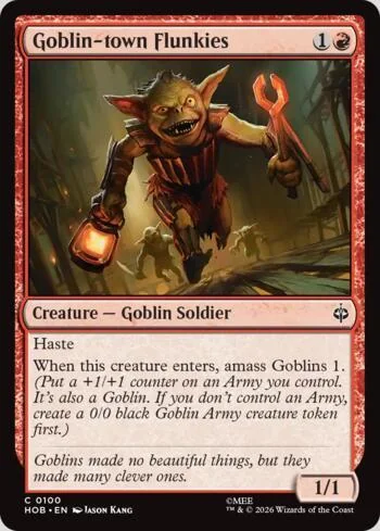 Goblin-town Flunkies 100/193 de O Hobbit (Magic)