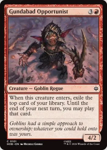 Gundabad Opportunist 101/193 de O Hobbit (Magic)